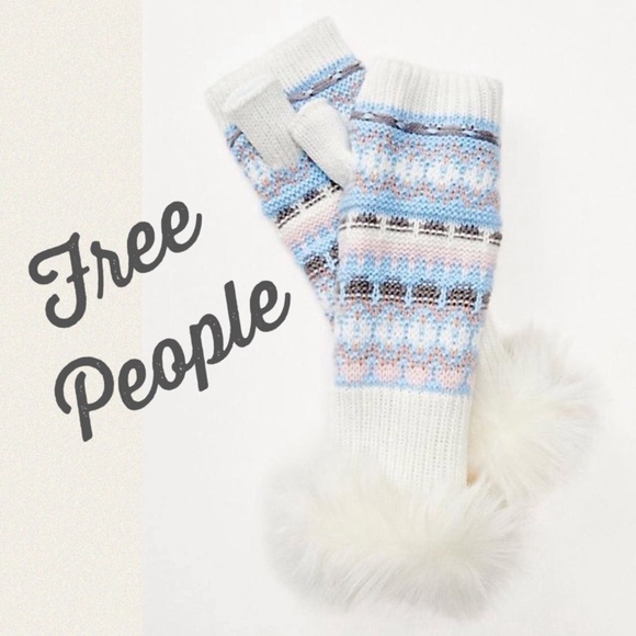 FREE PEOPLE MELT MY HEART Fingerless Gloves - Picture 2 of 4